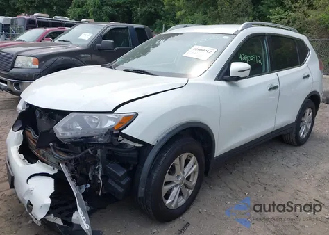 2016 Nissan Rogue Sv z USA, uszkodzony, nr VIN KNMAT2MV9GP602135